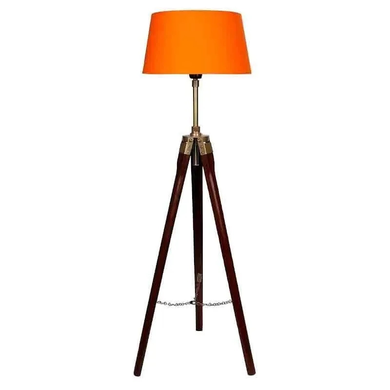 Chouette Tripod Floor Lamp - Orange media 4
