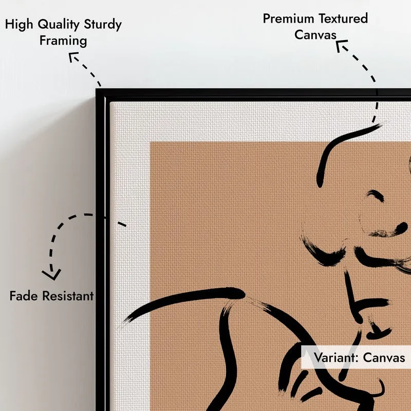 Proximity Canvas Wall Painting With Black Frame media 5