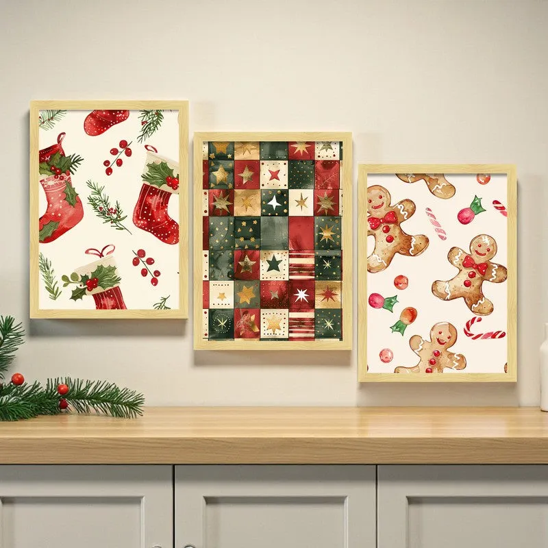 Twinkella Wall Painting - Set Of Three media 3