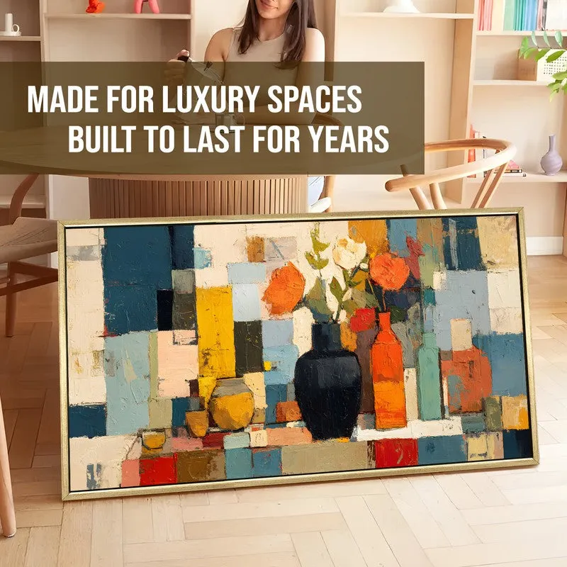 Bloomscape Canvas Wall Painting With Frame media 5