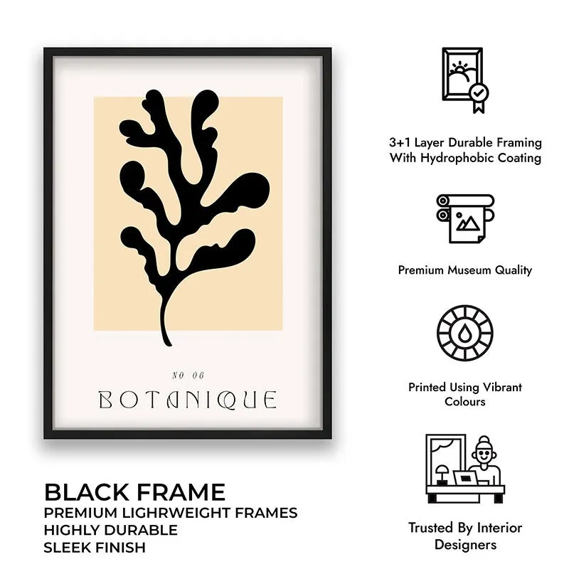 Botanica Canvas Wall Painting With Black Frame media 8