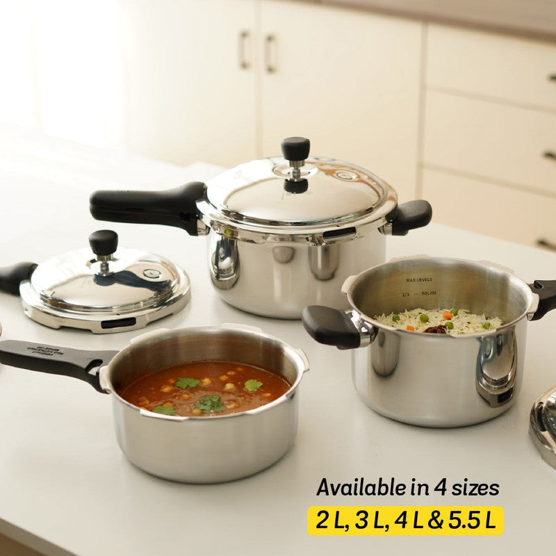 Meyer Stainless Steel Pressure Cooker - 4000 mL/17 Inches media 6