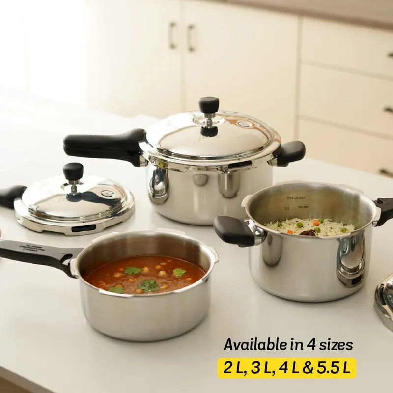 Meyer Stainless Steel Pressure Cooker - 4000 mL/17 Inches media 6