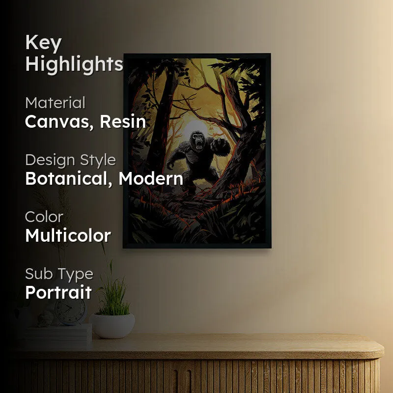 Gorilla Game Canvas Wall Art media 2