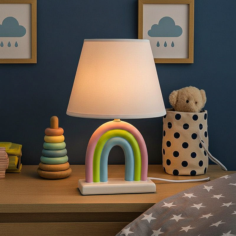Happy Beam Ceramic Table Lamp - Multicolor