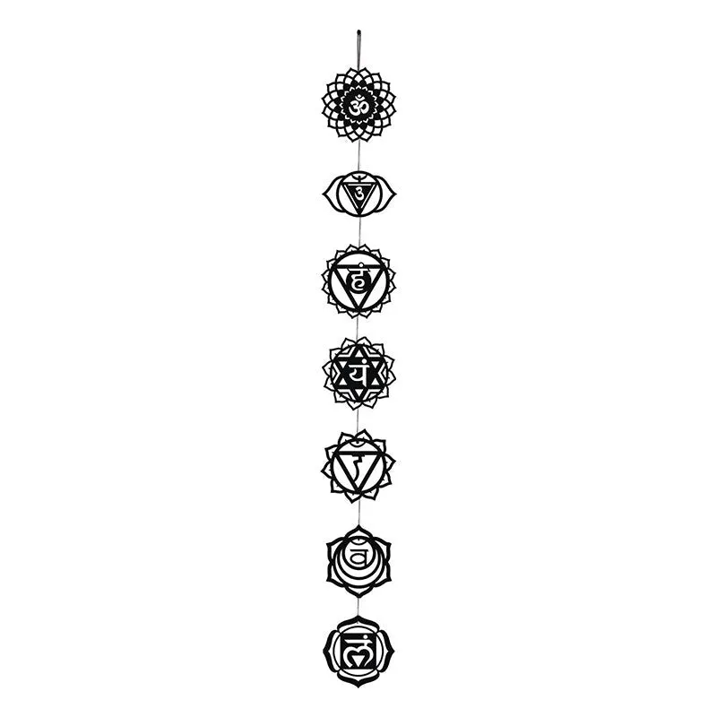 Meditation Chakra Iron Wall Accent media 3