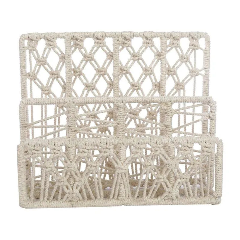 Agela Macrame Magazine Holder media 4