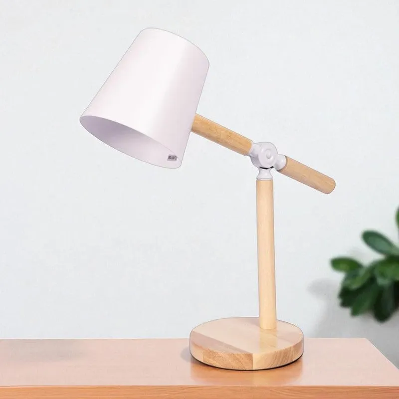AarviDecor Jensen Decorative Metal Table Lamp - White media 5