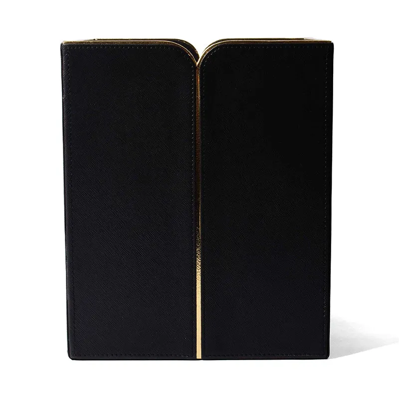 Ceastra Faux Leather Dust Bin - Black media 8
