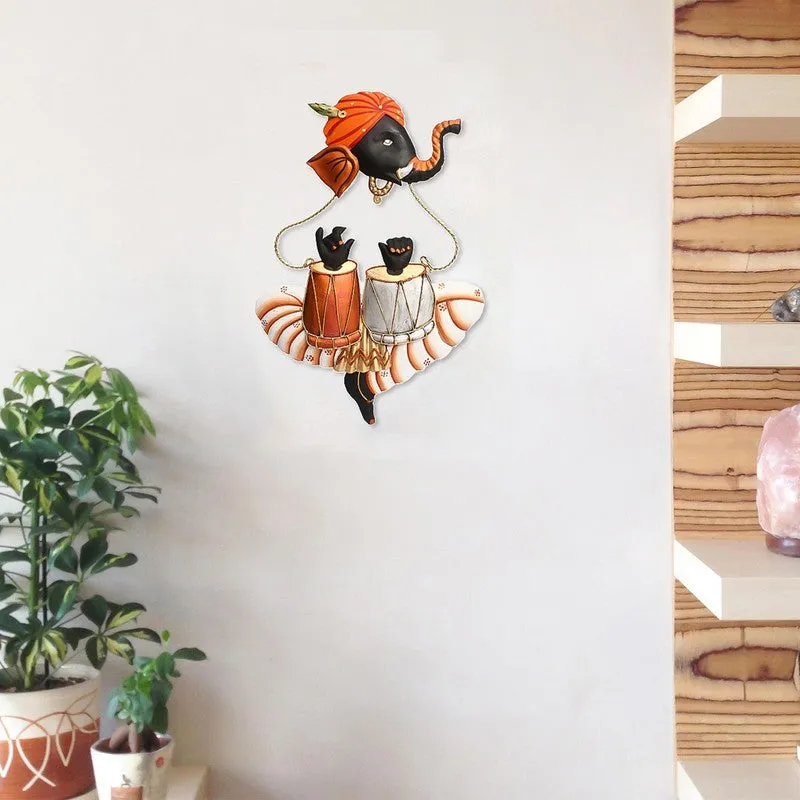 Dhol Ganpati Wall Accents media 1