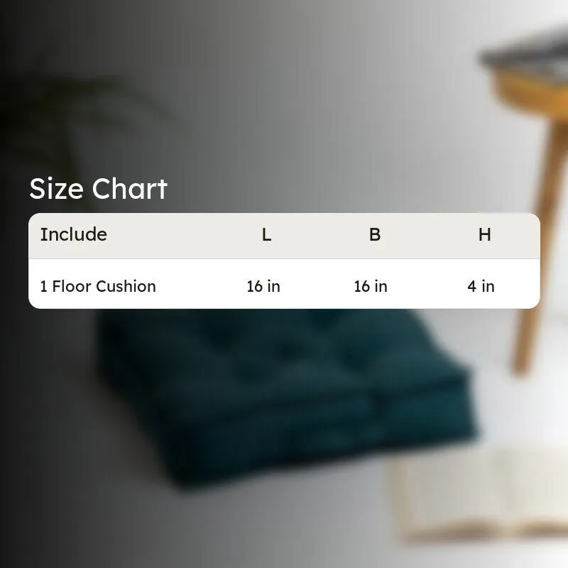 Tara Floor Cushion - Botanical Green media 7