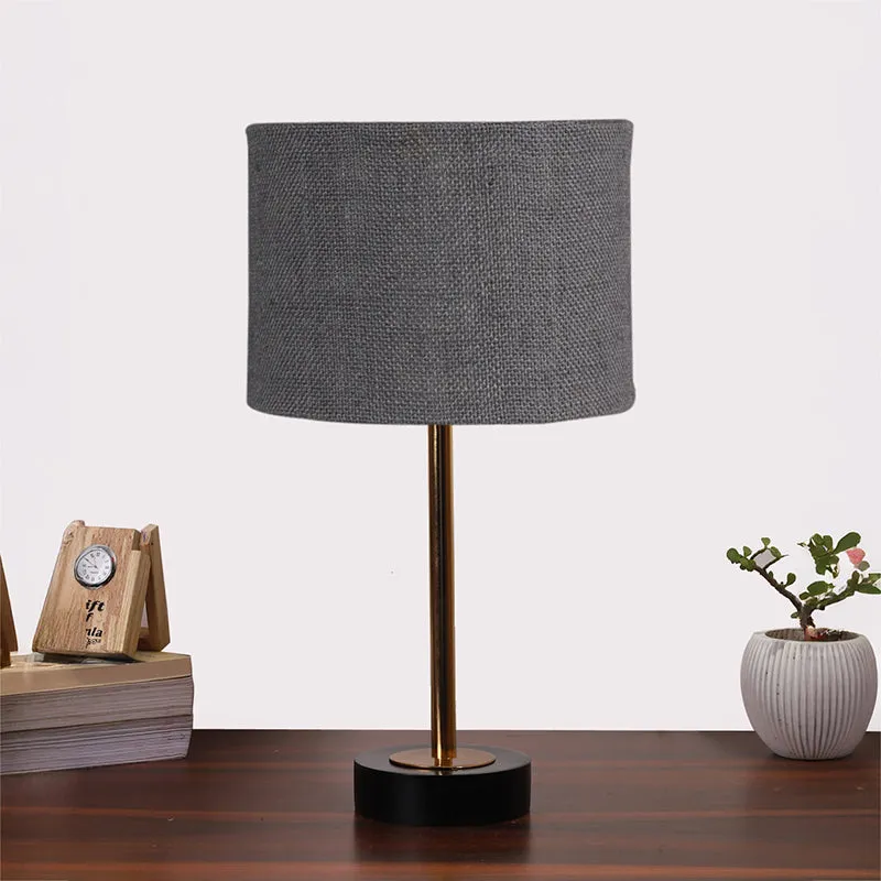 Sienna I Rodin Wooden Table Lamp - Grey,Gold,Black media 3