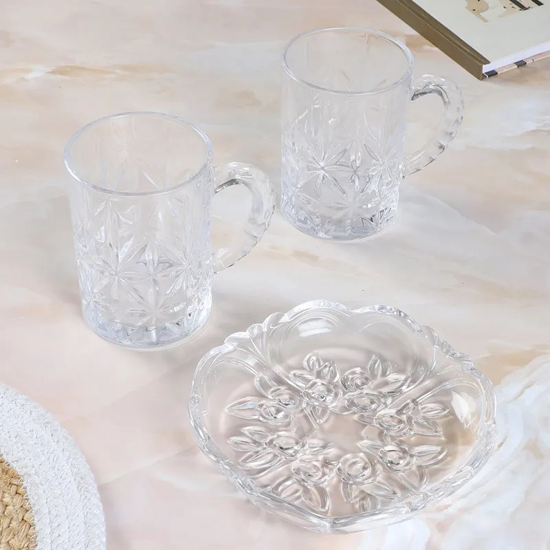 Benjo (450 ML) Beer Glass & Snack Plate Combo - Three Piece Set media 3