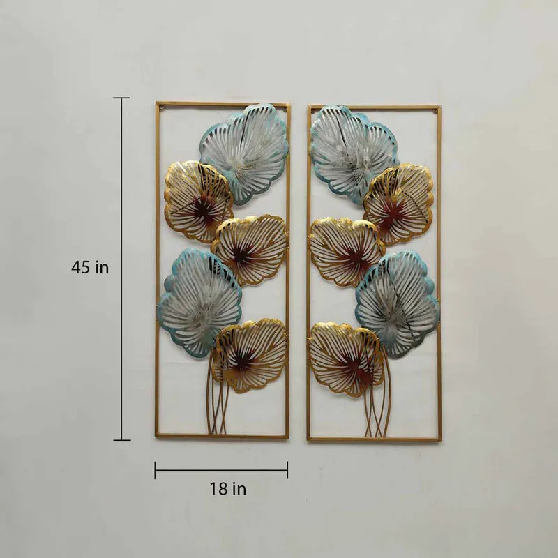 Azure Flora Iron Wall Accent - Set Of Two media 8