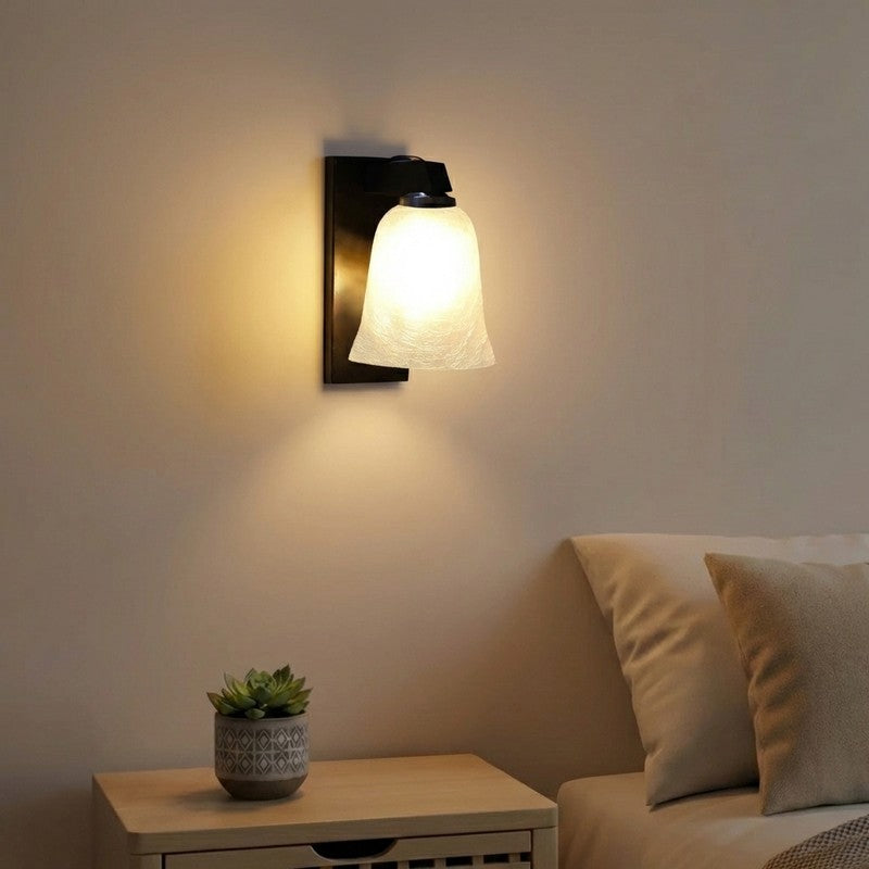 Crystal Bloom Decorative Glass Wall Lamp