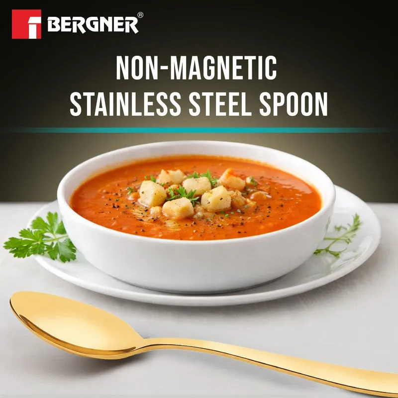 Caviar Stainless Steel Long Serving Spoon media 5