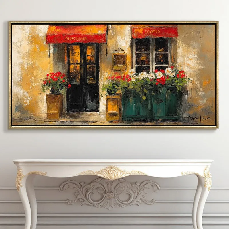 Lattice Canvas Wall Painting With Frame media 5