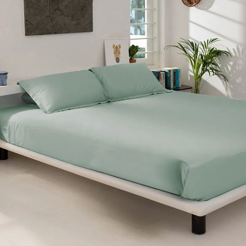 Maison Cotton Duvet Cover (Sage) - 400 TC media 1