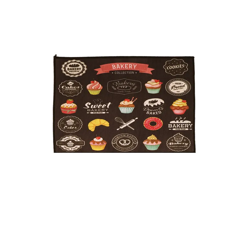 Home Bake Kitchen Nylon Runner Rug - Set Of Two media 6