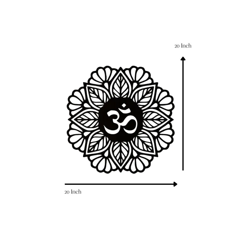 Aumkar Lines Iron Wall Accent media 6