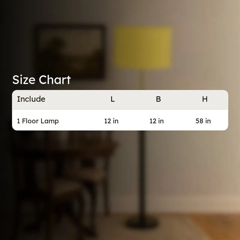 Nordic Glow Wooden Floor Lamp - Yellow media 9