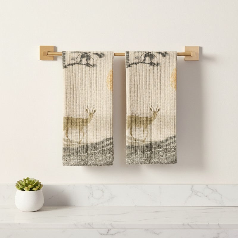 Cozyra Cotton Hand Towel - Set Of Two
