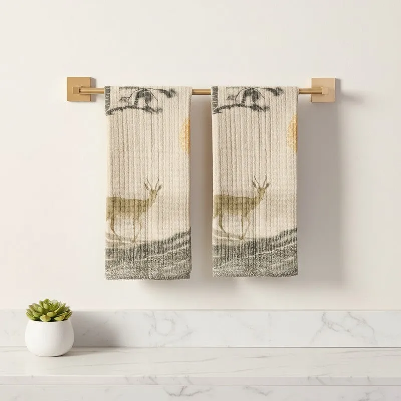 Cozyra Cotton Hand Towel - Set Of Two media 1