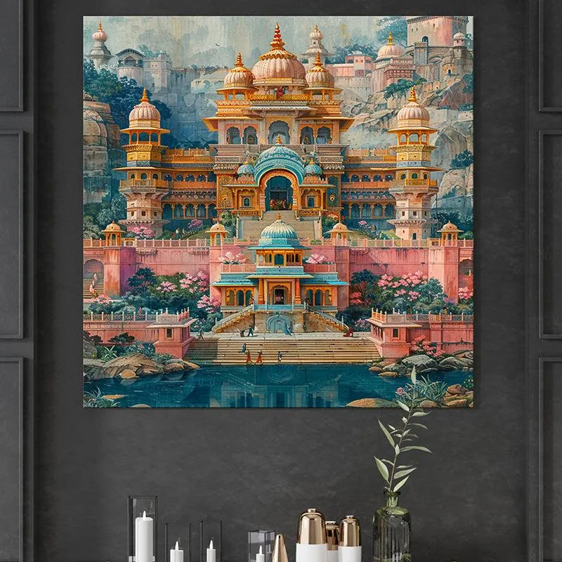 Royal Palace Poly Canvas Wall Painting media 1