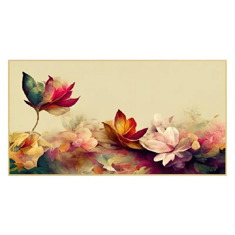 Blush Garden Canvas Wall Painting With Frame media 4