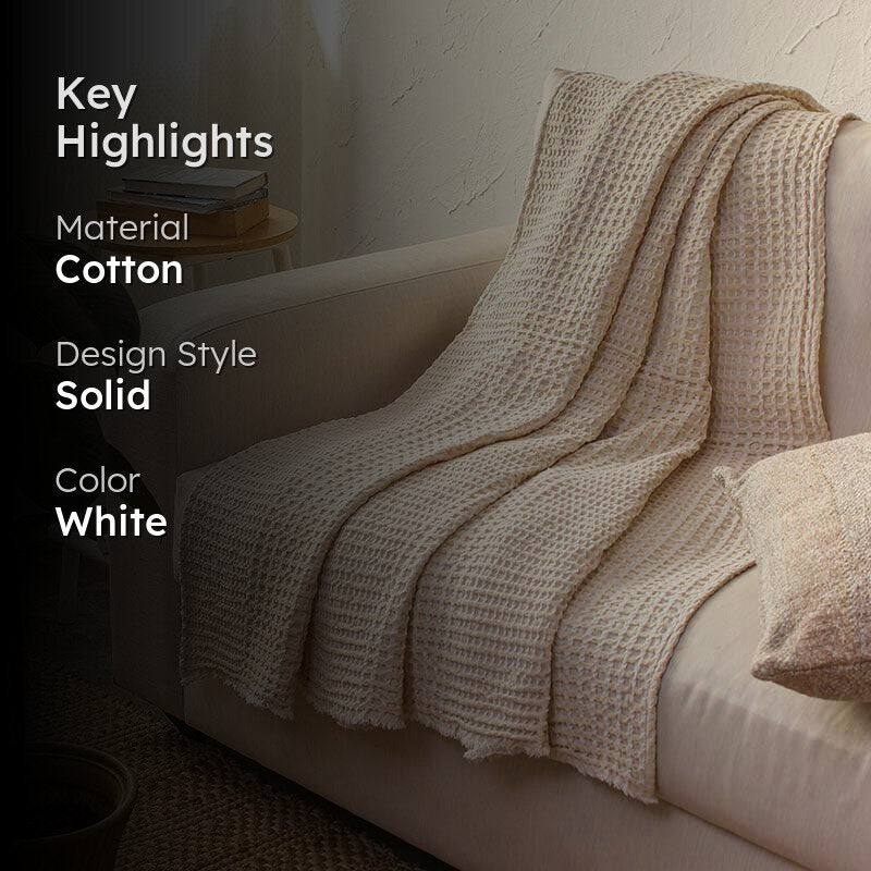 Karakoram Throw - Natural & White media 2