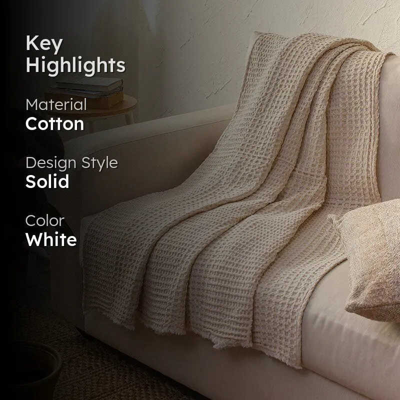 Karakoram Throw - Natural & White media 2