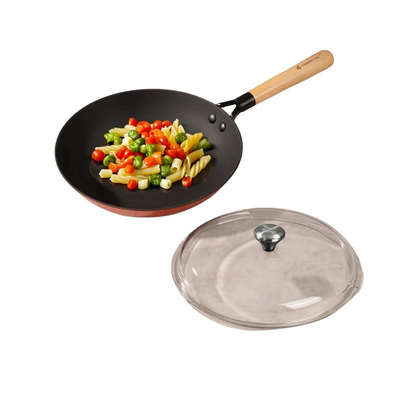 Cumin Co Enamel Cast Iron Frying Pan (Rust) - 2500 mL media 3