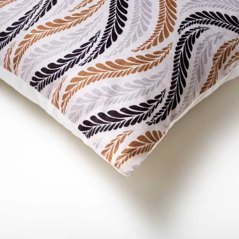 Wavy Abstraction Printed Cushion Cover - Set Of Two media 4