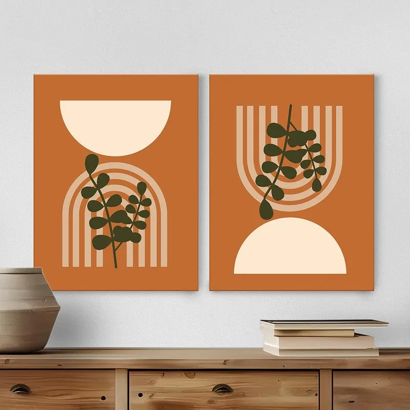 Botanical Arcs Wall Art - Set Of Two media 1