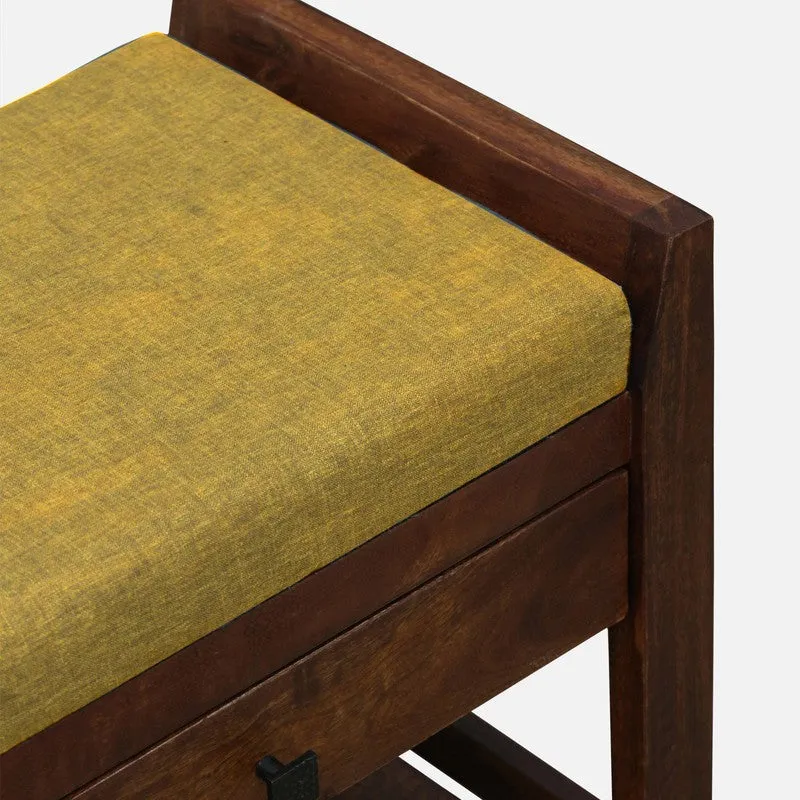 Harbor Nest Mango Wood Shoe Rack - Yellow media 5