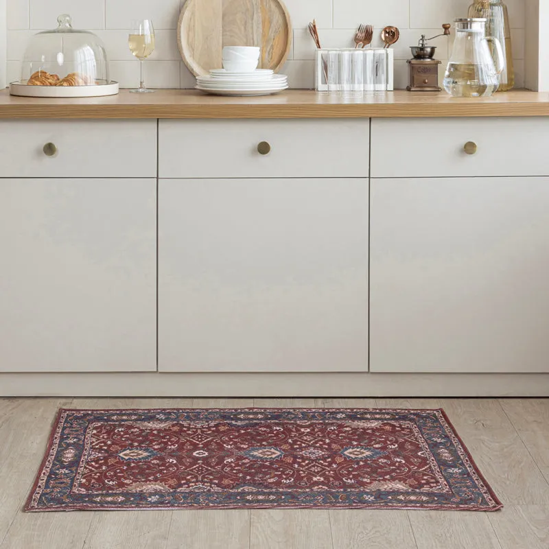 Teyra Cotton Door Mats - Red media 5
