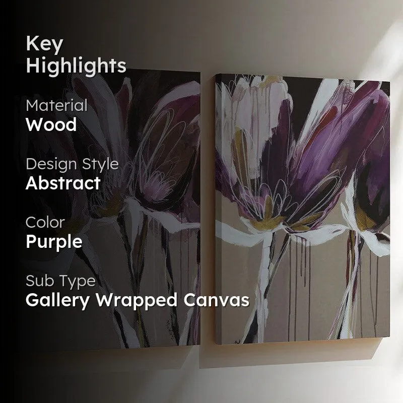 Jade Tulip Wall Art - Set of Two media 2