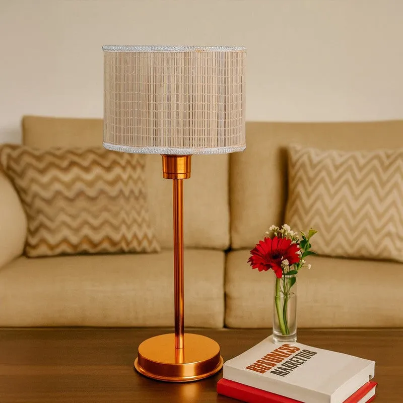 Kavira Aven Metal Table Lamp - Beige media 4
