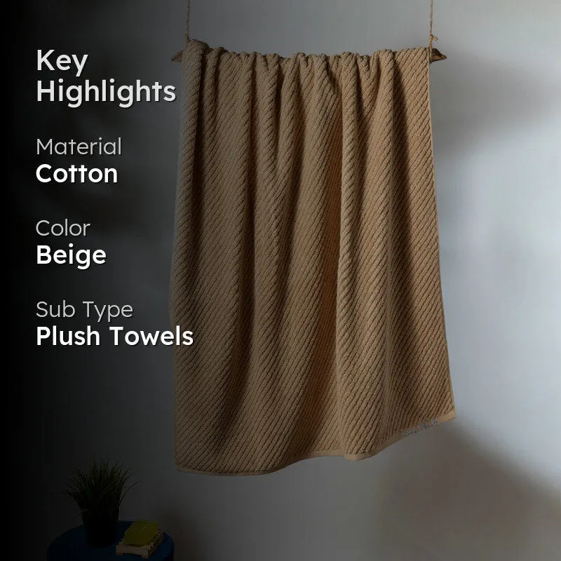 Nautica Riviera Bath Towel - Beige media 2