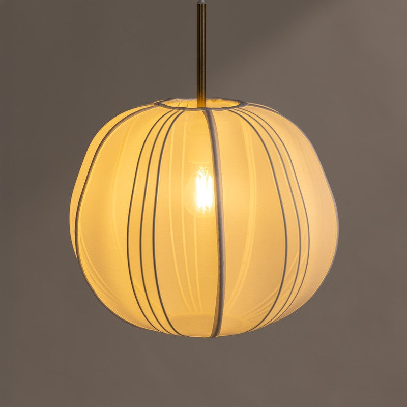 Fig Living Luxe Collection Fabric Ceiling Lamp - White image 9
