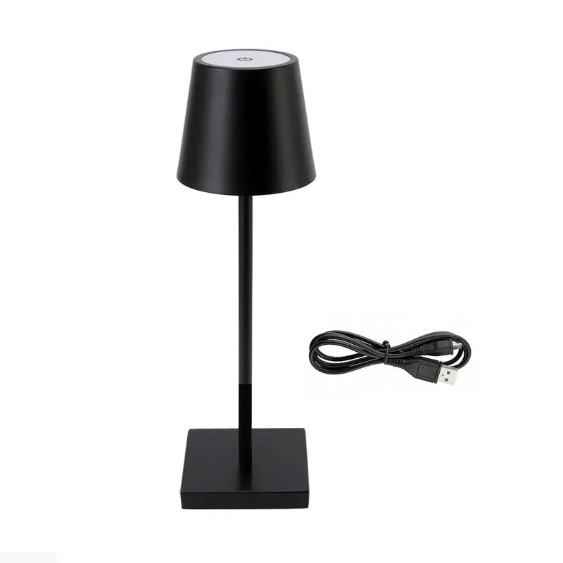 EverAura Style Metal Table Lamp - Black media 4