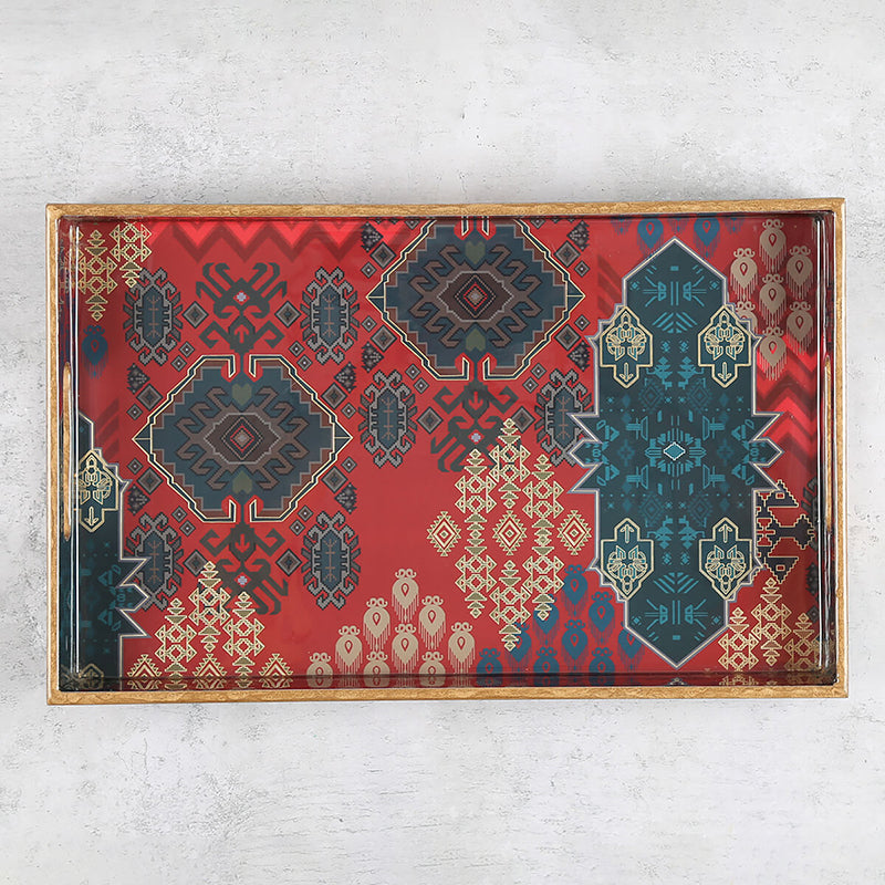 India Circus Afiya Serving Tray media 4