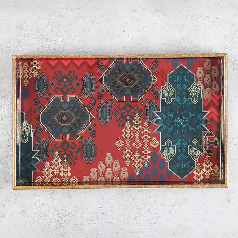India Circus Afiya Serving Tray media 4