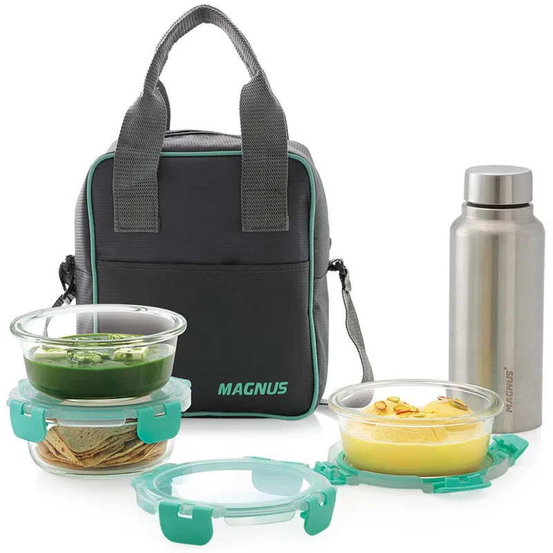 Packra Easy Lunch Box with Lunch Bag - Five Piece Set media 3