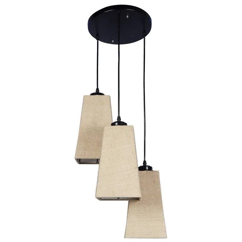 Shadowlux Triple Metal Ceiling Lamp - Beige media 5