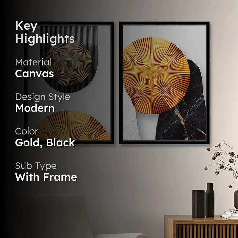 Foils Of Geometry Wall Art - Set Of Two media 2