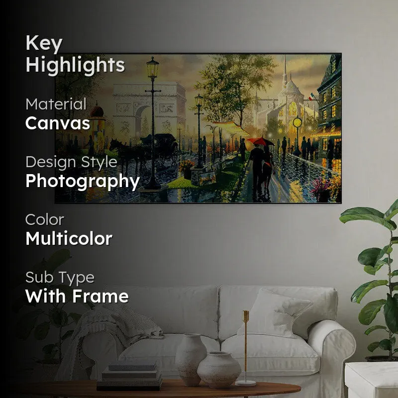 City Scene Canvas Wall Painting media 2