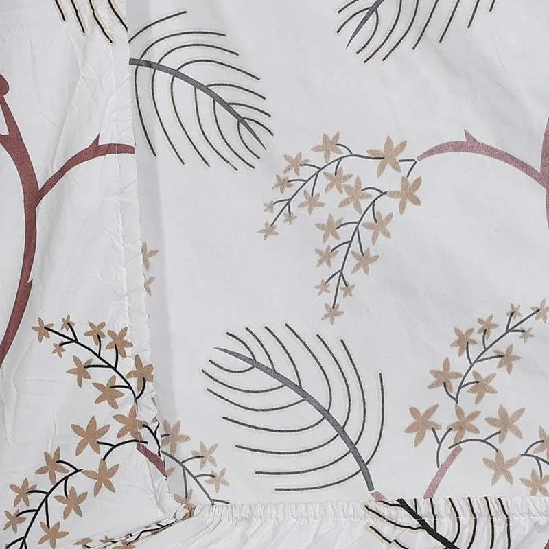 Sepia Vine Bedsheet - 150 GSM media 5