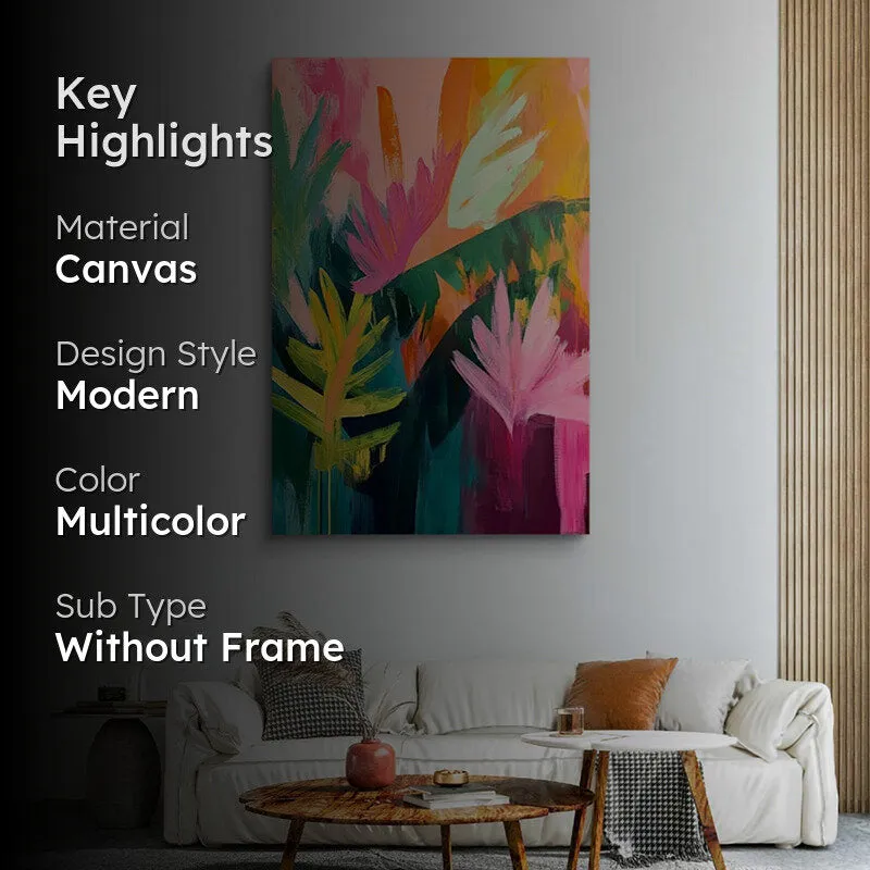 Trans Florets Wall Painting media 2