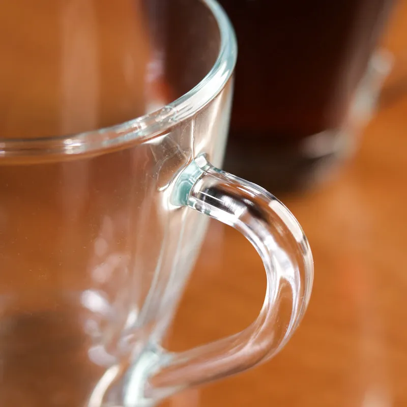Luneth Glass Tea Cup (255 mL Each) - Set Of Four media 5